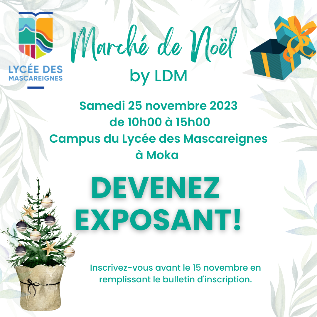 Candidature pour le marché de Noël de l'Institut - Institut français